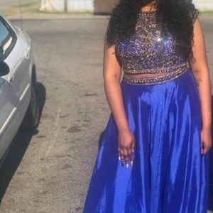 Prom, birthday, special event two piece dress